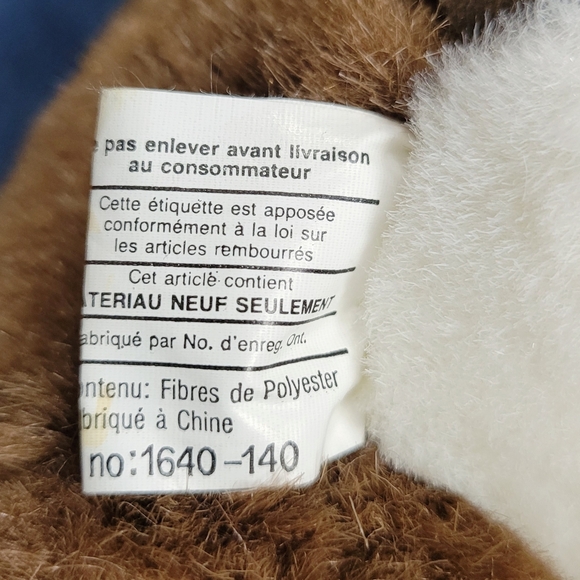 Rare Vintage Hudsons Bay Company Plush Brown Beaver with HBC Bandana - Picture 10 of 11